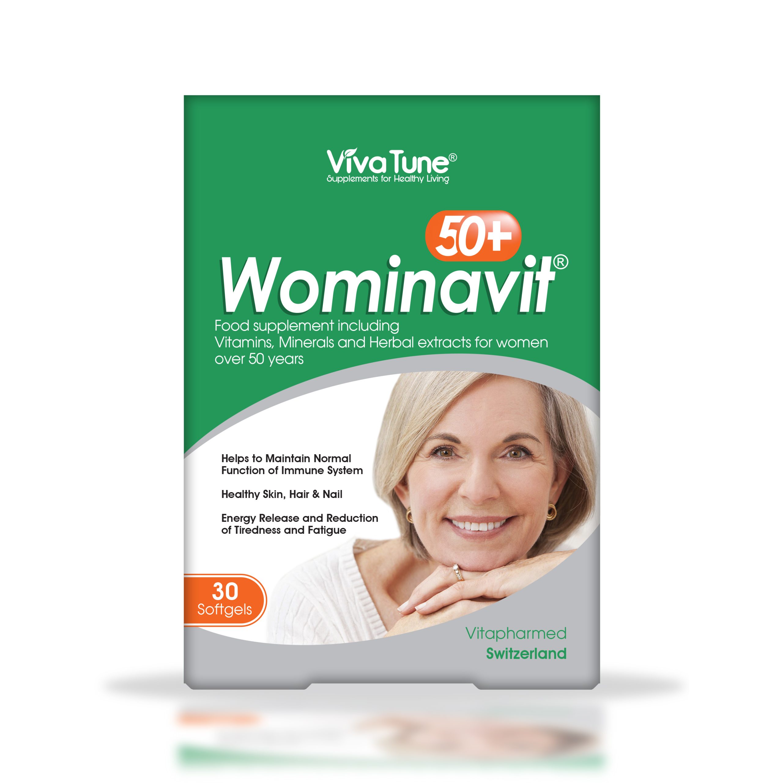 Womanvit 50+ soft gel