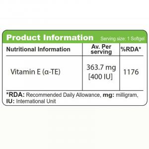 VivaTune Vitamin E 400IU - Image 2